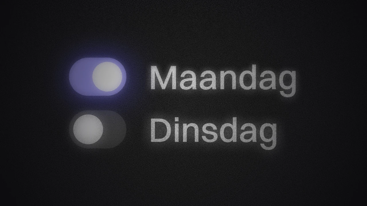 Je beschikbaarheid beheren per week